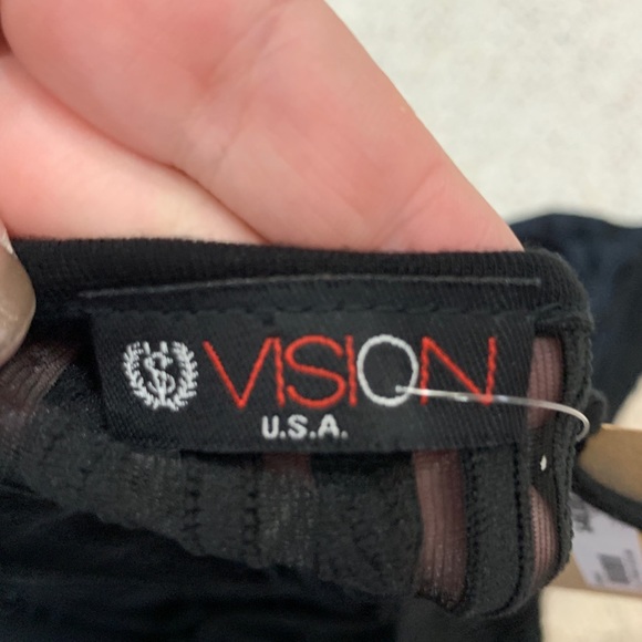 Black Sheer Tunic with Bell Sleeves - Picture 4 of 4